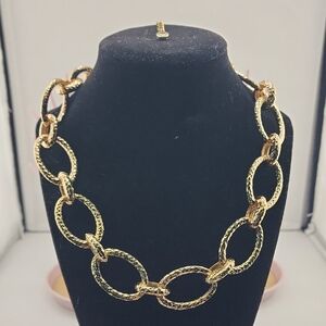 Lydell NYC Elegant Gold Chain Link Necklace